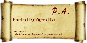 Partelly Agnella névjegykártya